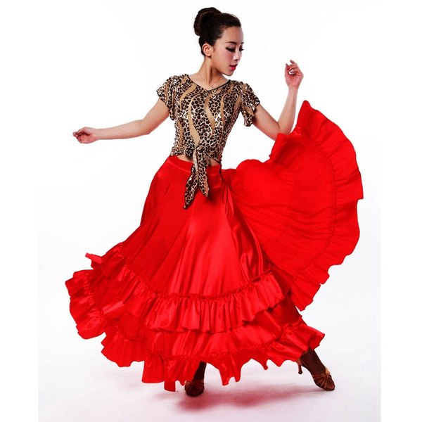 Flamenco Dance Costume Skirt Long Big ...